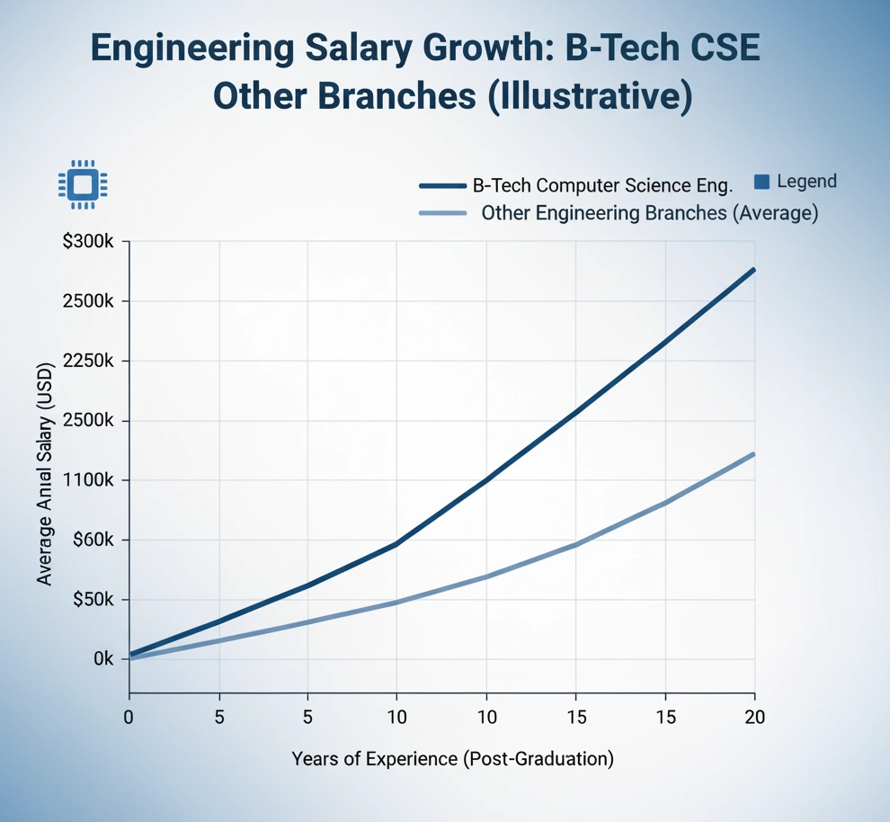 Growth in BTech CSE