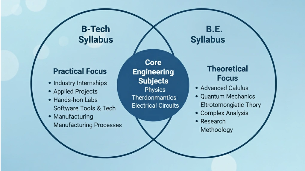 BTech vs BE key differences