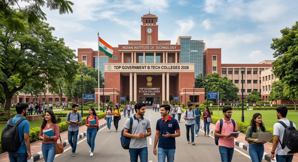 Top Government BTech Colleges India 2026: IITs, NITs Fees, NIRF Rankings & Admissions