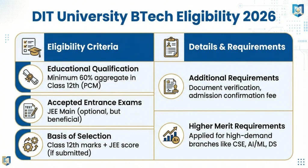 DIT Dehradun BTech Admission