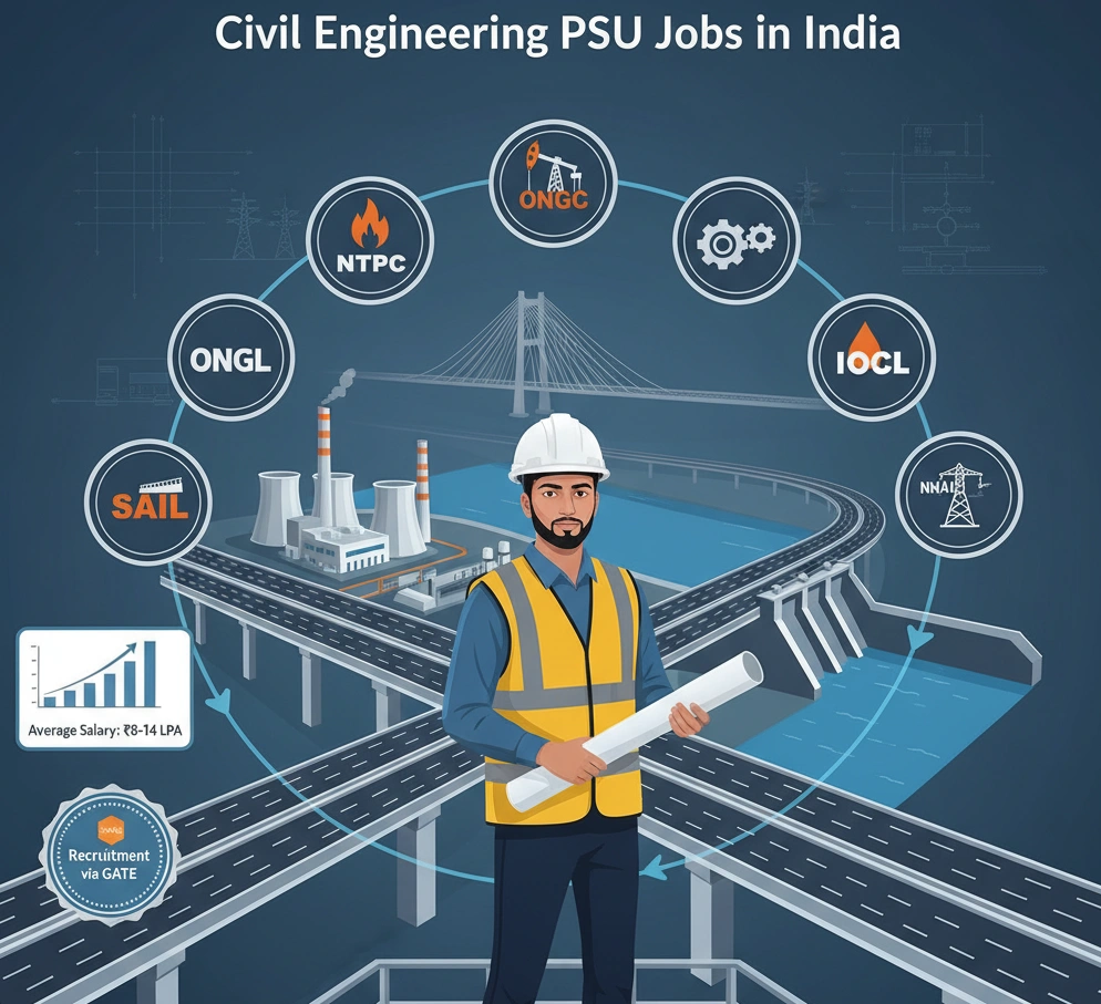 Btech civil government jobs
