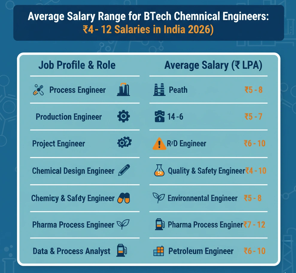BTech Chemical Engineering Jobs