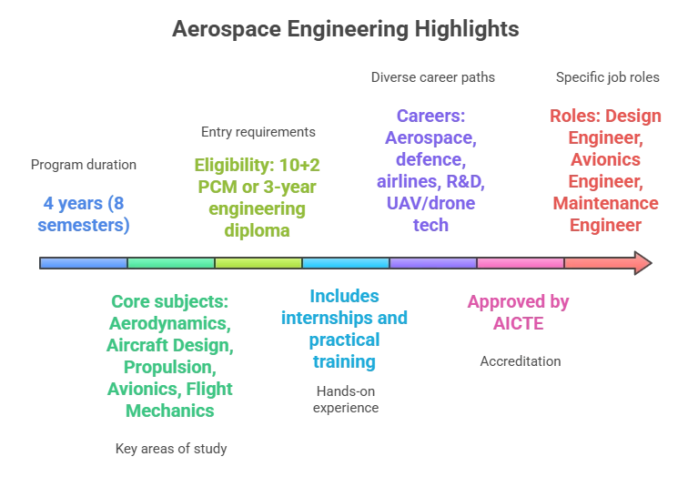 Aerospace engineering course highlights