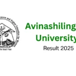 Avinashilingam University Result 2025 | Check UG, PG, Ph.D Semester Results