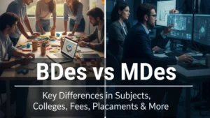 BDes vs MDes: Key Differences in Subjects, Colleges, Fees, Placements & More