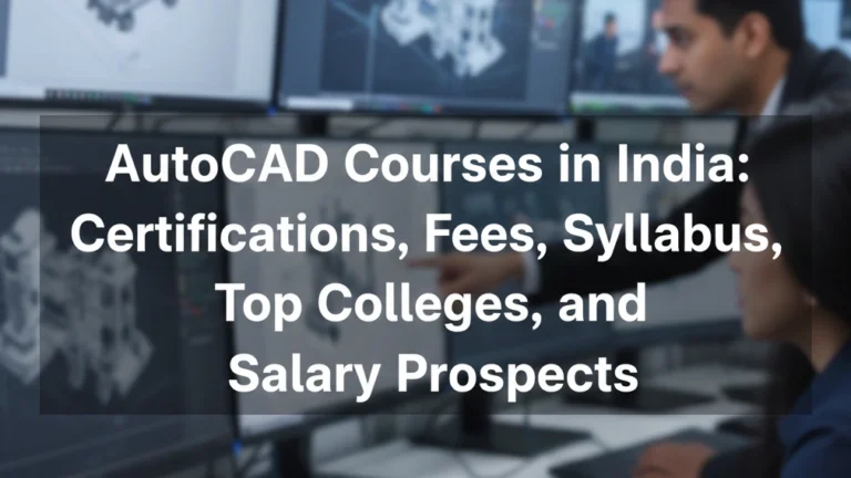 AutoCAD Courses in India