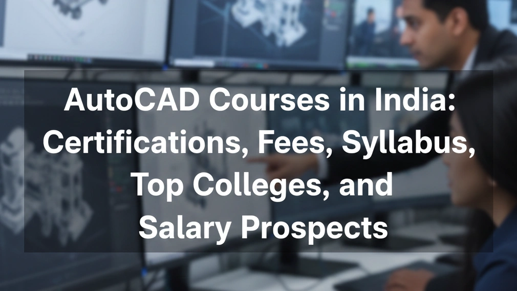 AutoCAD Courses in India