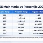JEE Main Marks vs Percentile 2026