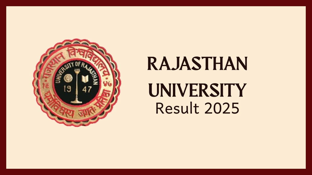 Rajasthan University Result 2025-2026