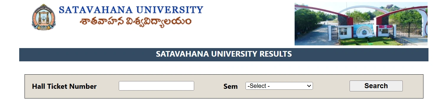 satavahana university result