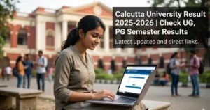 Calcutta University Result 2025-2026 | Check UG, PG Semester Results
