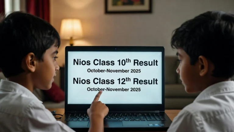 NIOS Class 10,12 Result Declared For October, November 2025 Exams