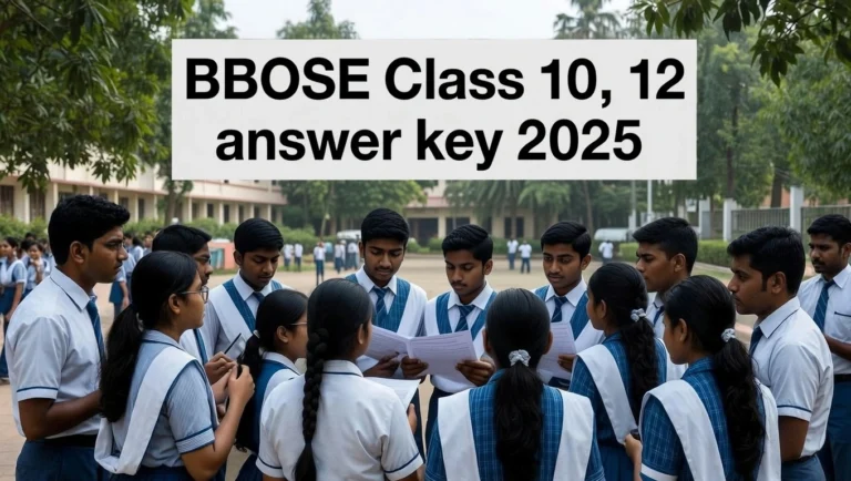 BBOSE Class 10, 12 answer key 2025