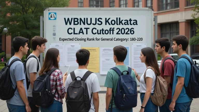 WBNUJS Kolkata CLAT Cutoff 2026