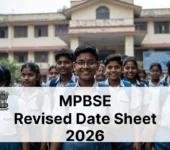 MPBSE Revised Date Sheet 2026