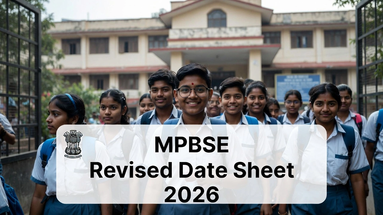 MPBSE Revised Date Sheet 2026