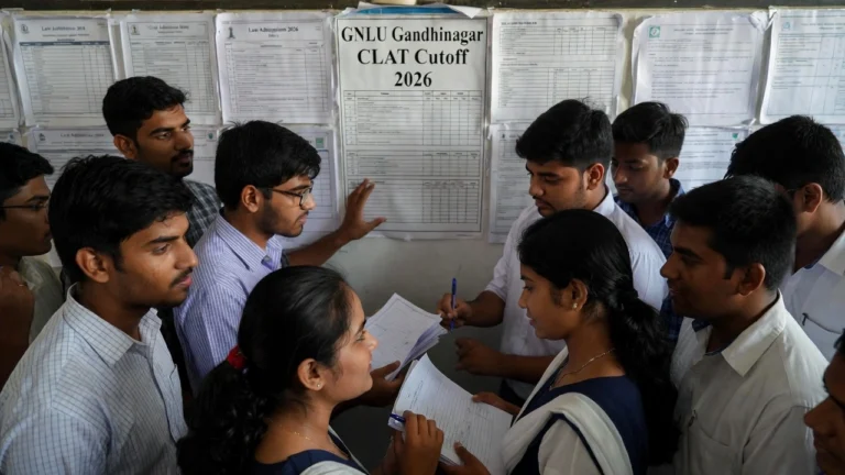 GNLU Gandhinagar CLAT Cutoff 2026