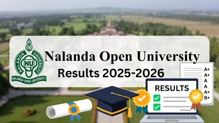 Nalanda Open University Result 2025-2026
