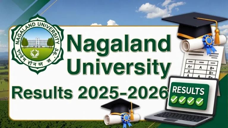 Nagaland University Result 2025-2026
