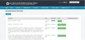 Bilaspur University Official Results Portal