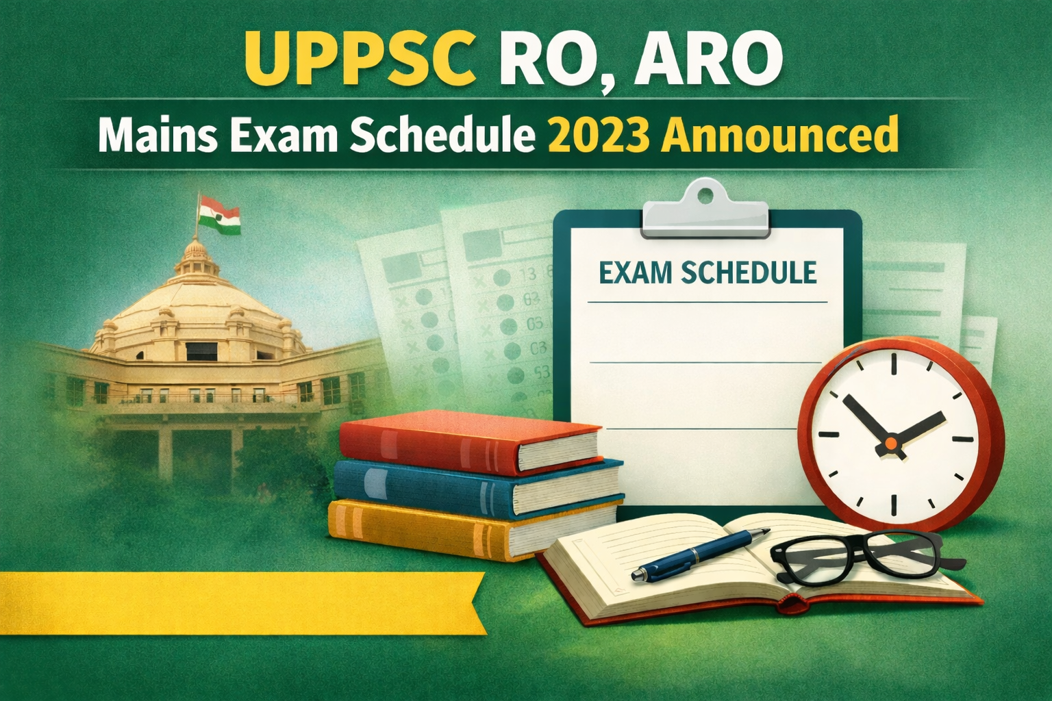 UPPSC RO, ARO Mains Exam Schedule 2023 Announced; Revised Dates Released — Check Full Details Here