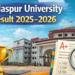 Bilaspur University Result 2025-2026 - Check UG, PG, Law Semester Results