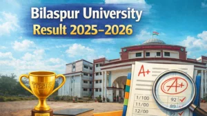 Bilaspur University Result 2025-2026 - Check UG, PG, Law Semester Results