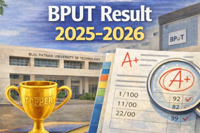 BPUT Result 2025-2026