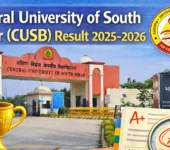 Central University of South Bihar (CUSB) Result 2025-2026