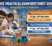 CBSE Practical Exam Date Sheet 2026: Check Class 10 & 12 Schedule