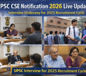 UPSC CSE Notification 2026 Live Updates