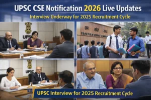 UPSC CSE Notification 2026 Live Updates