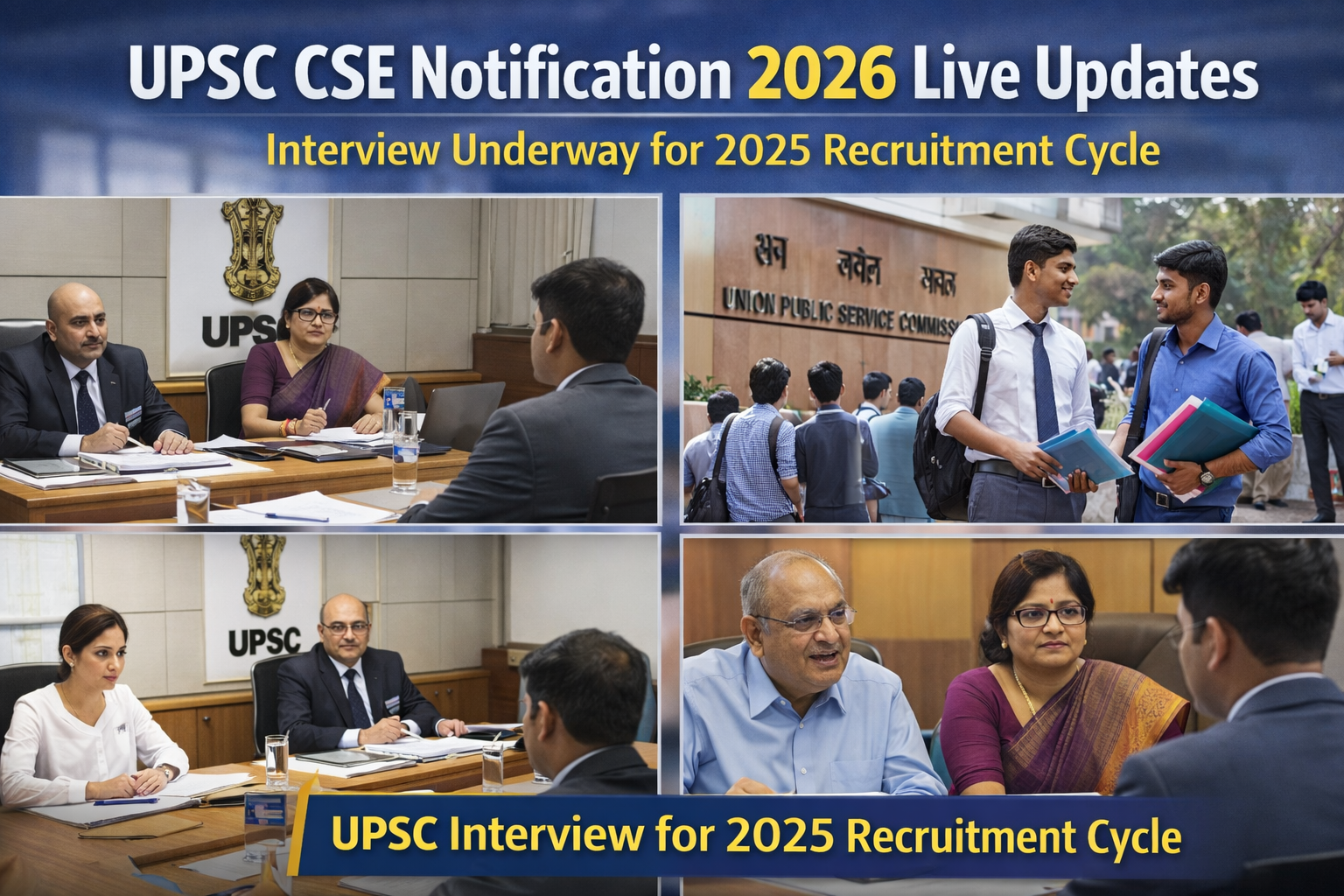UPSC CSE Notification 2026 Live Updates