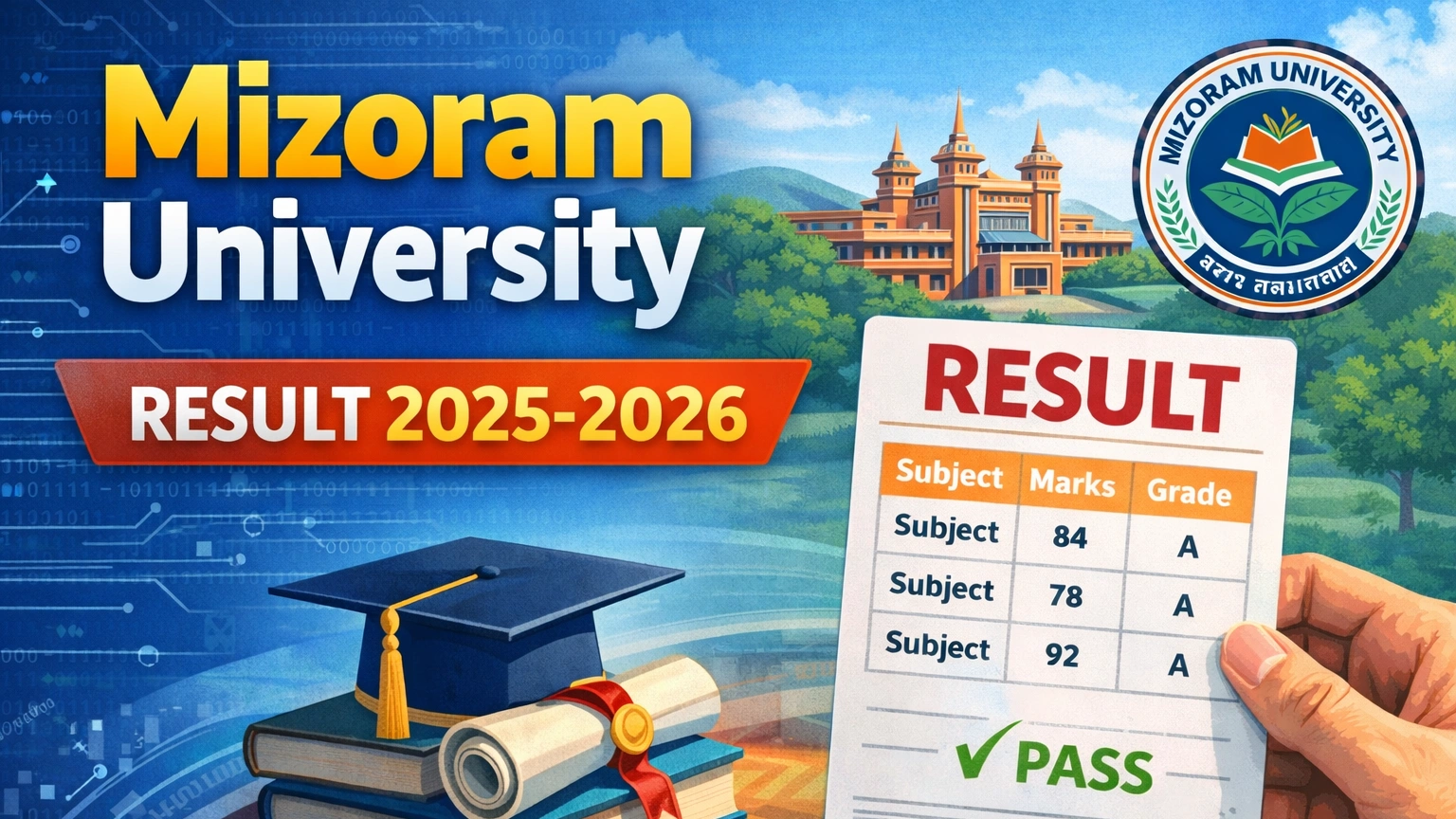 Mizoram University Result 2025-2026
