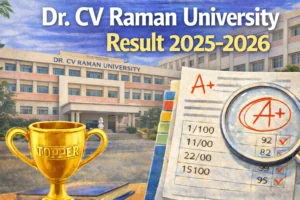 Dr. CV Raman University Result 2025-2026