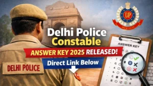 SSC Delhi Police Constable Answer Key 2025