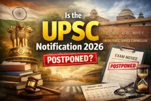 UPSC Notification 2026