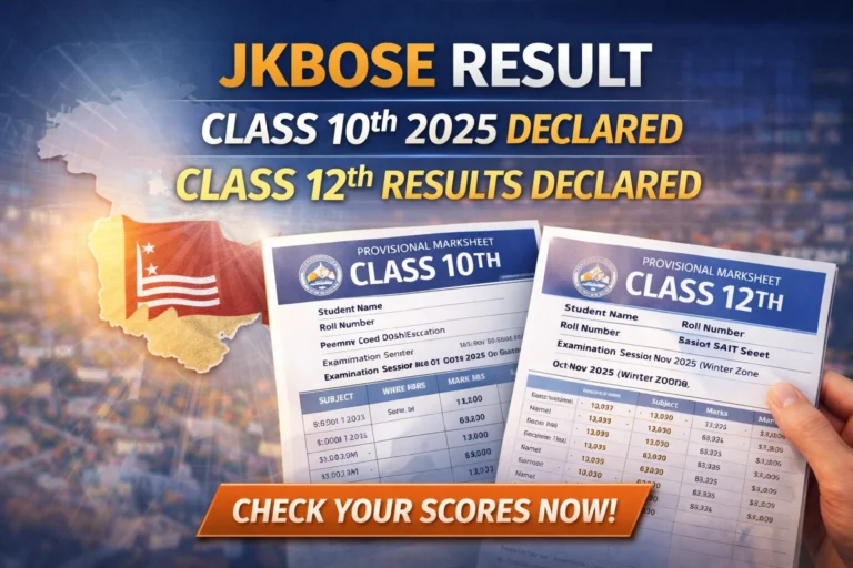 JKBOSE Result Class 10th 2025