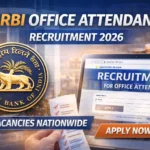 RBI Releases Office Attendant Recruitment 2026 Notification