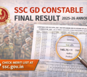 SSC GD Constable Final Result 2025-26 Announced