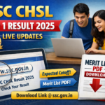 SSC CHSL Tier 1 Result 2025 Live Updates: Expected Cutoff & Merit List PDF Download Link @ssc.gov.in