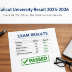 Calicut University Result 2025-2026 - Check BA, BSc, BCom, MA, MBA Semester Results