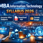 MBA Information Technology Syllabus 2026: Semester-Wise Subjects, PDF & Career Scope