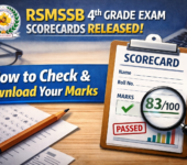 RSMSSB Releases 4th-Grade Exam Scorecards; Here’s How to Check and Download Your Marks