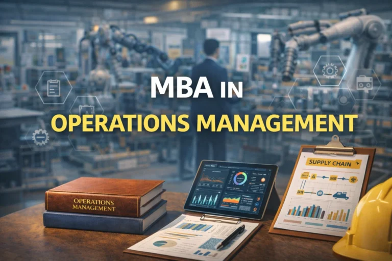 MBA in operations management