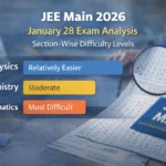 JEE Main 2026 January 28 Shift-Wise Exam Analysis: Difficulty Level and Section Review