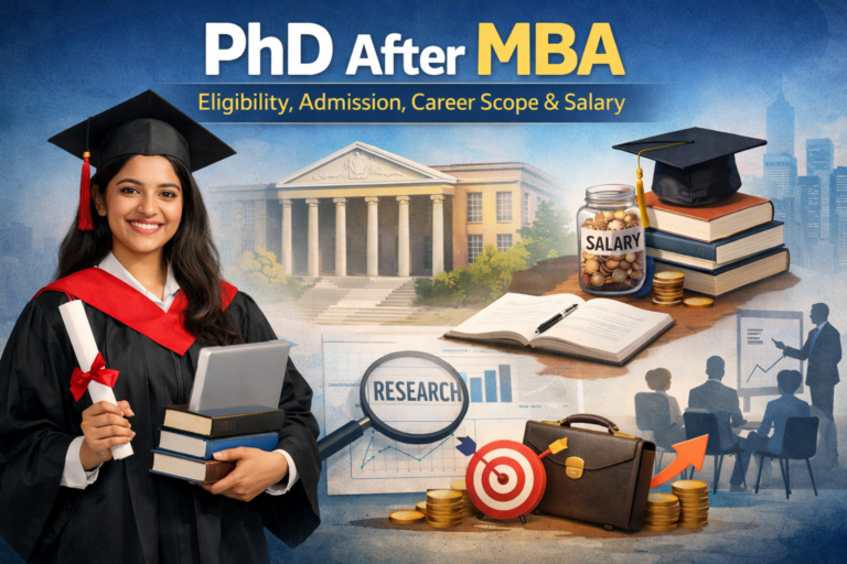 PhD After MBA: Complete Guide to Eligibility, Admission, Career Scope & Salary