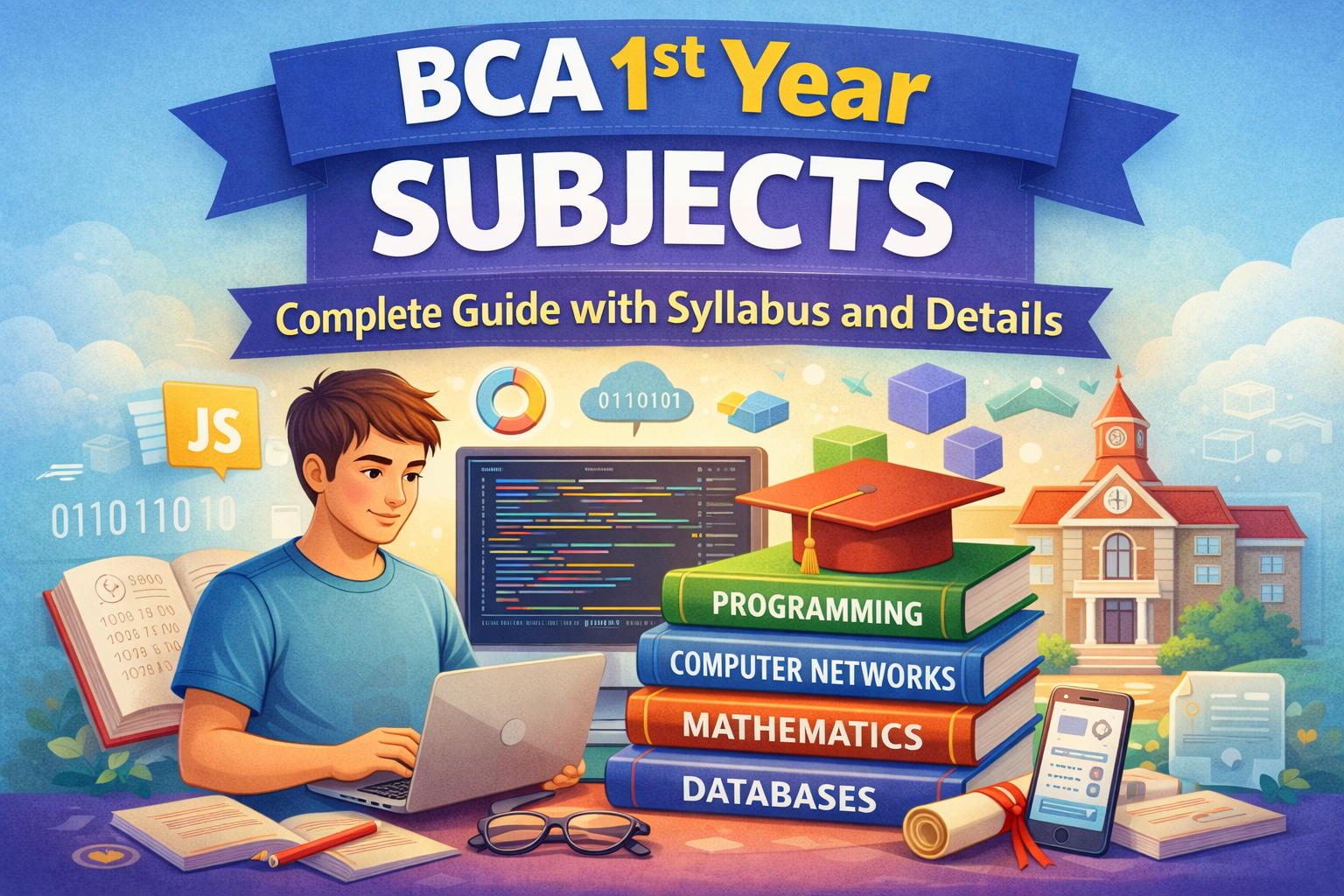 BCA 1st Year Subjects: Complete Guide with Syllabus and Details