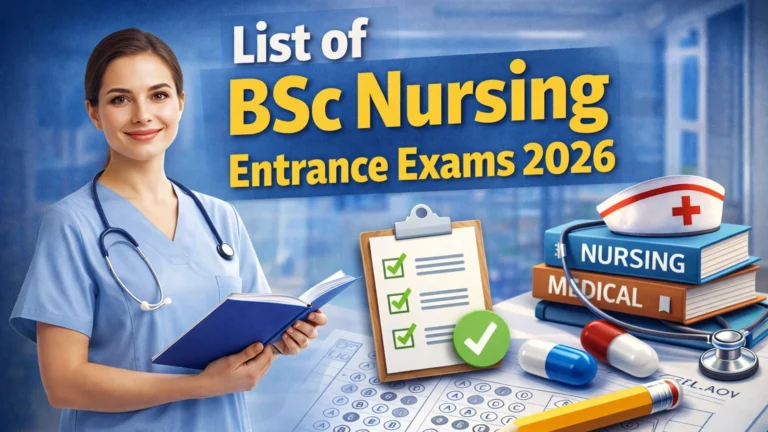 List of BSc Nursing Entrance Exams 2026