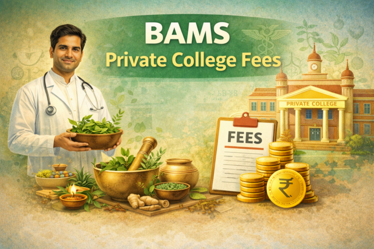 BAMS Private College Fees: Complete Guide for 2026